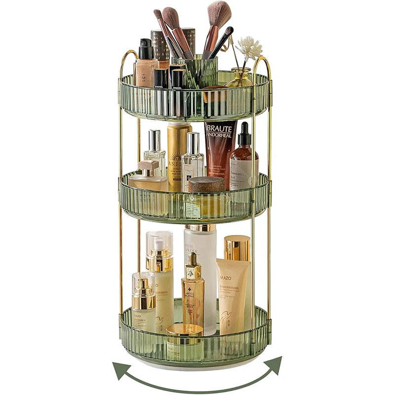 SakerplusĀ® 360 Rotating 3 Tier Organizer - Image 2