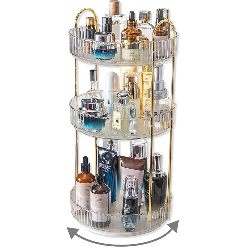 SakerplusĀ® 360 Rotating 3 Tier Organizer - Image 4