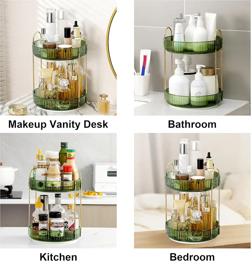 SakerplusĀ® 360 Rotating Makeup Organizer Stand - Image 7