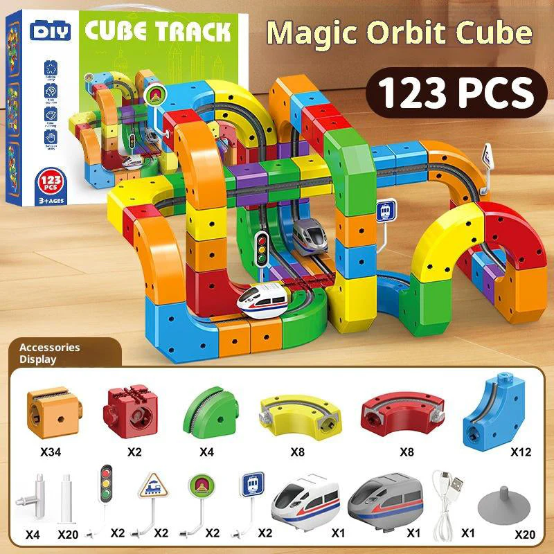 SakerplusĀ® 3D STEM Electric Train Set - Image 4