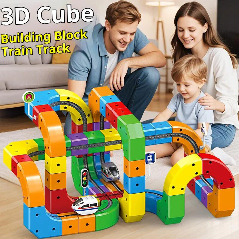 SakerplusĀ® 3D STEM Electric Train Set - Image 9
