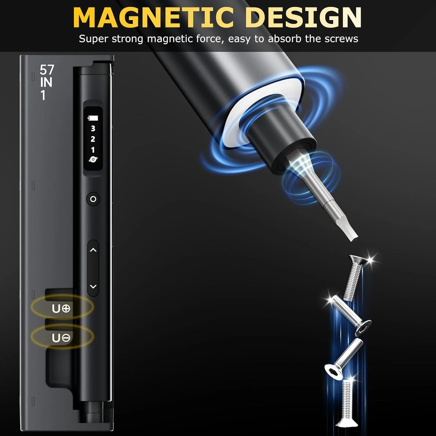Sakerplus® 57-in-1 Magnetic Bits Precision Screwdriver Set - Image 5