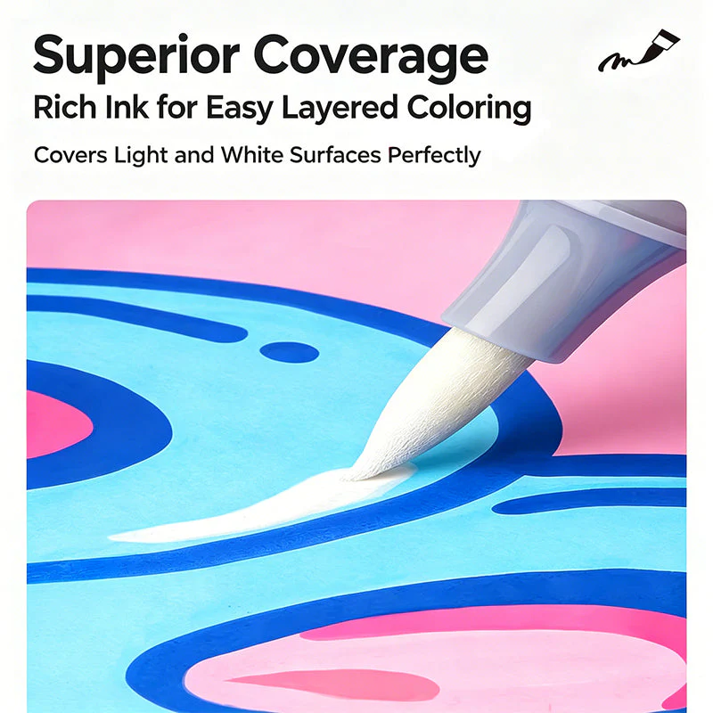 Sakerplus® 60 Colors Acrylic Paint Marker Set - Image 10