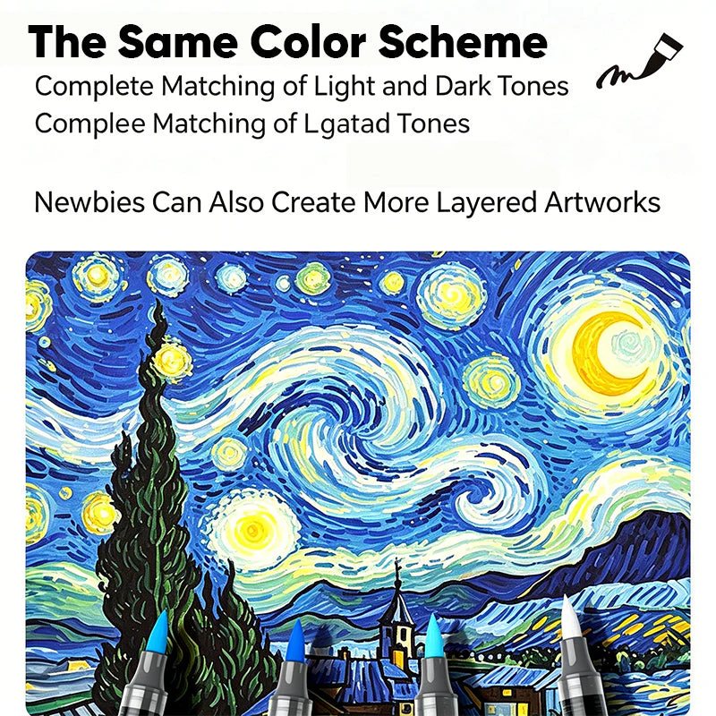 Sakerplus® 60 Colors Acrylic Paint Marker Set - Image 13