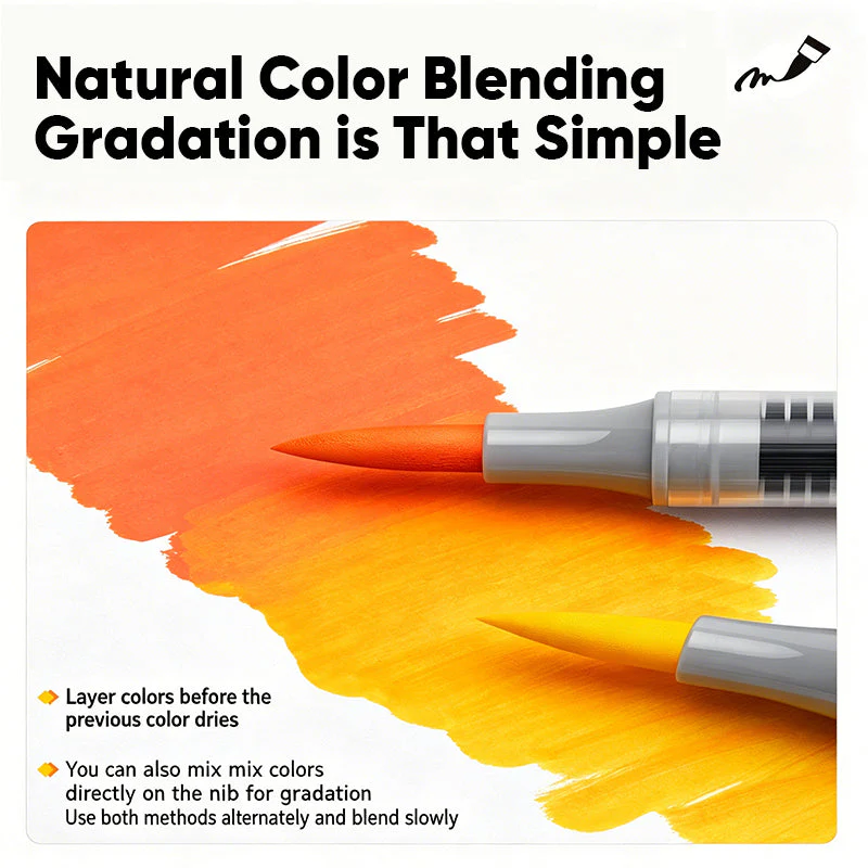 Sakerplus® 60 Colors Acrylic Paint Marker Set - Image 14