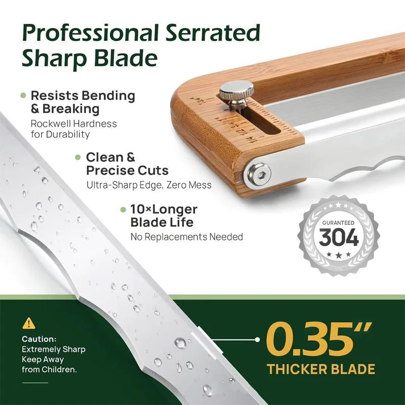 Sakerplus® Adjustable Bread Knife For Homemade Bread - Image 8