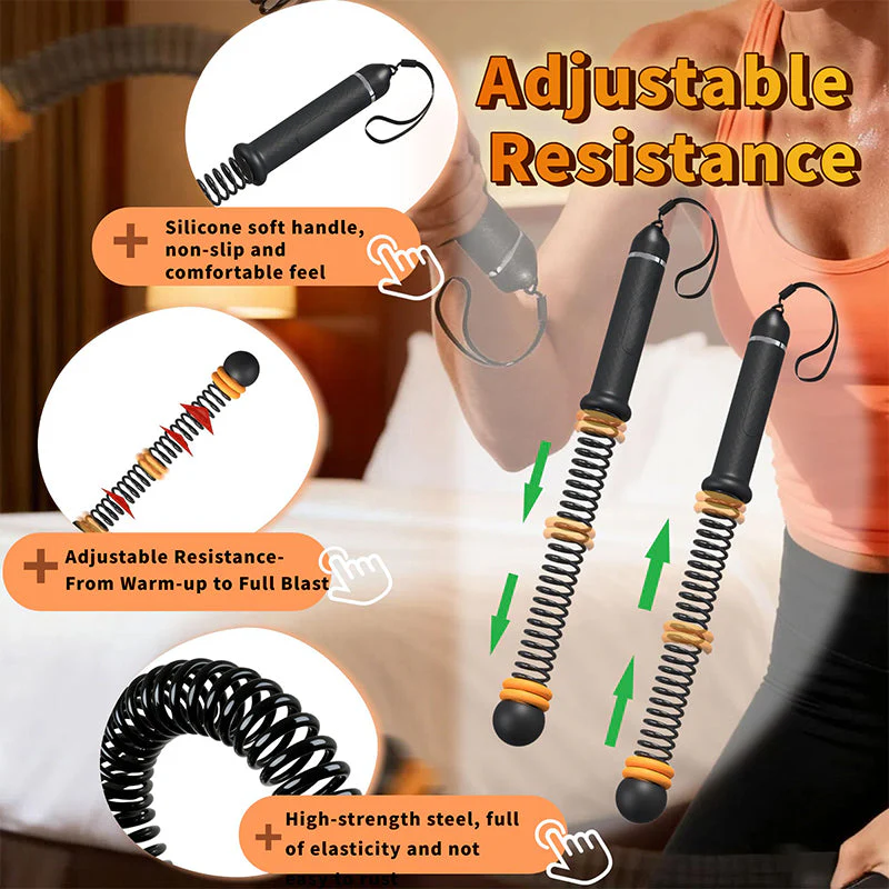 Sakerplus® Adjustable Ropeless Battle Training Ropes - Image 4