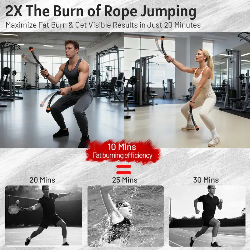 Sakerplus® Adjustable Ropeless Battle Training Ropes - Image 6