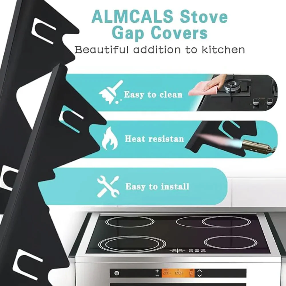 Sakerplus® Adjustable Stainless Steel Stove Gap Cover - Image 4