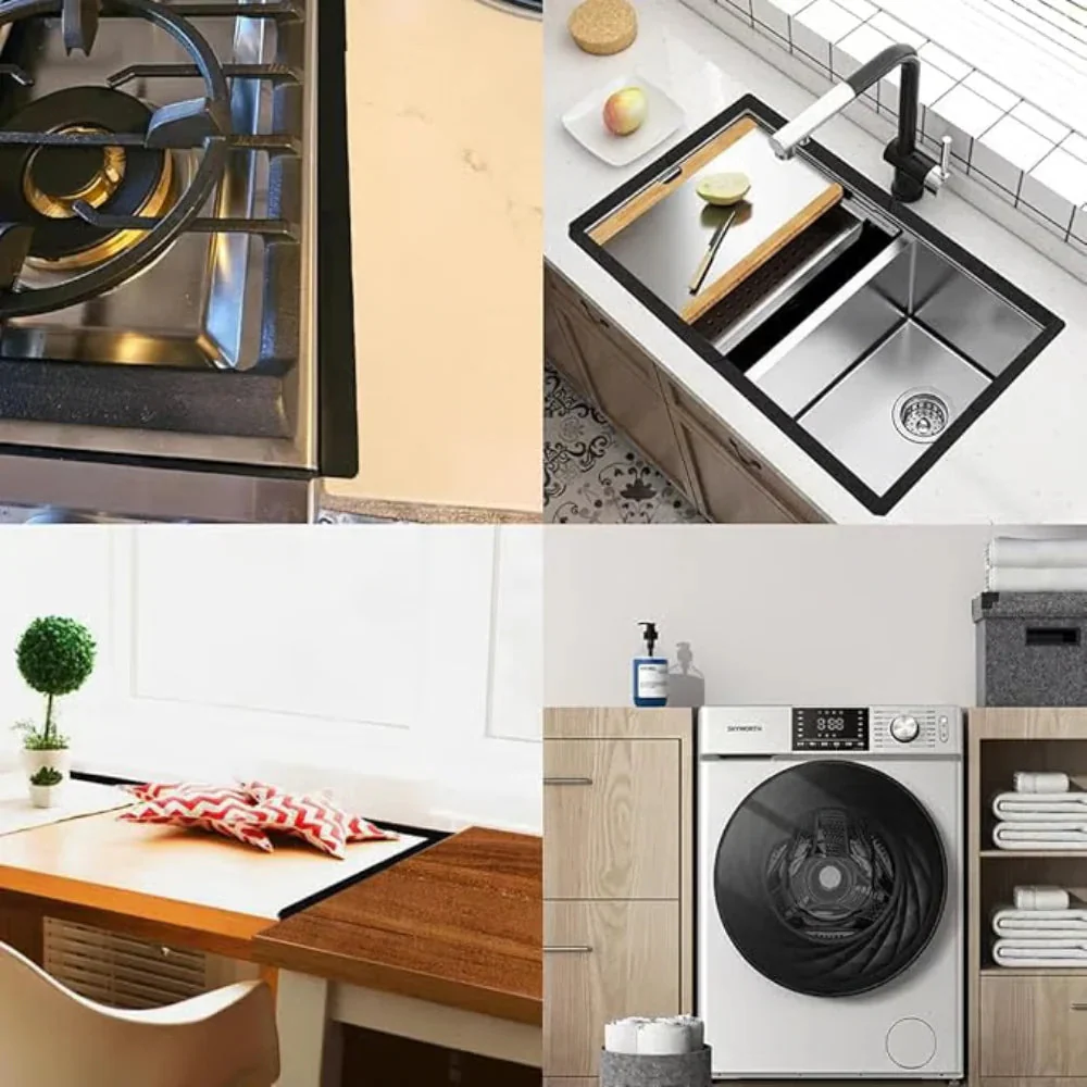 Sakerplus® Adjustable Stainless Steel Stove Gap Cover - Image 5