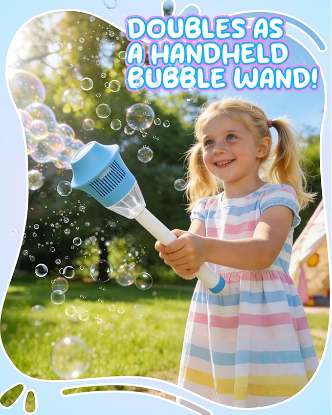 Sakerplus® Adjustable Standing Bubble Machine For Kids - Image 12