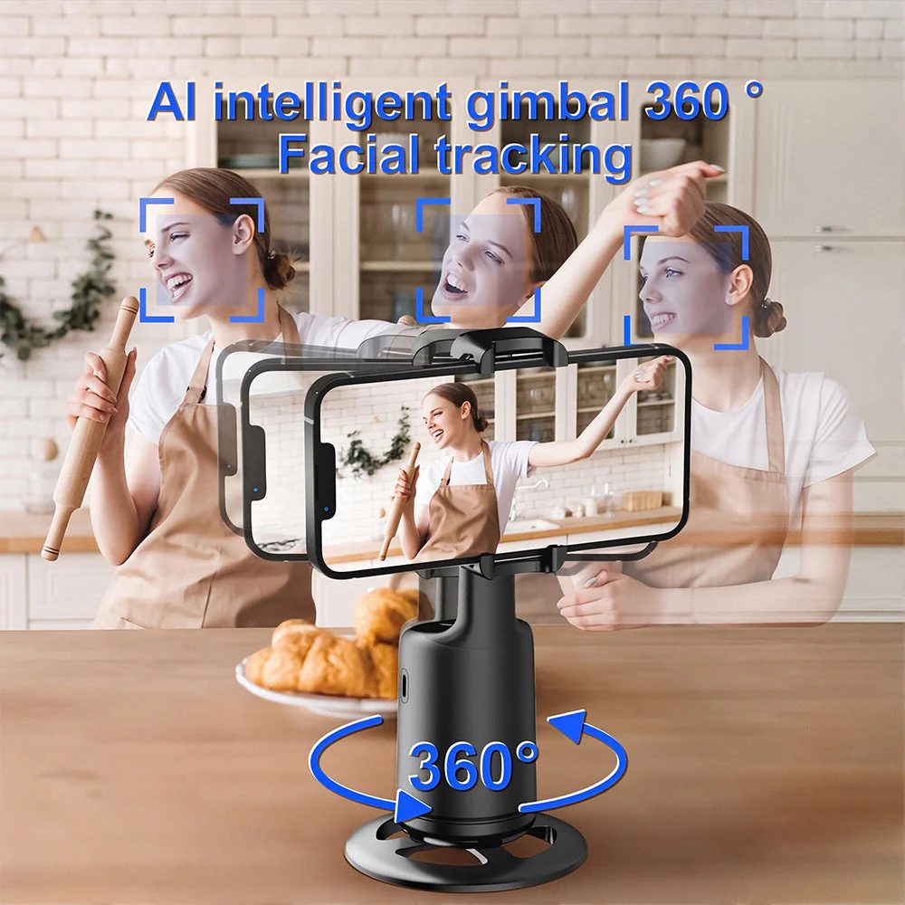 Sakerplus® Ai-Powered Fully Automatic Tracking Phone Gimbal - Image 9