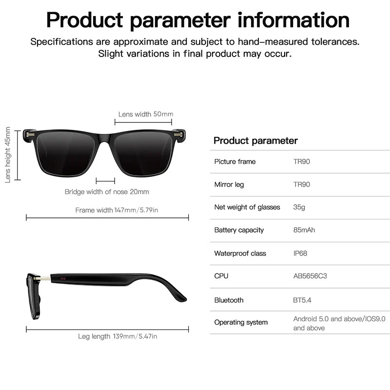 SakerplusĀ® AI Smart Translation Glasses - Image 12