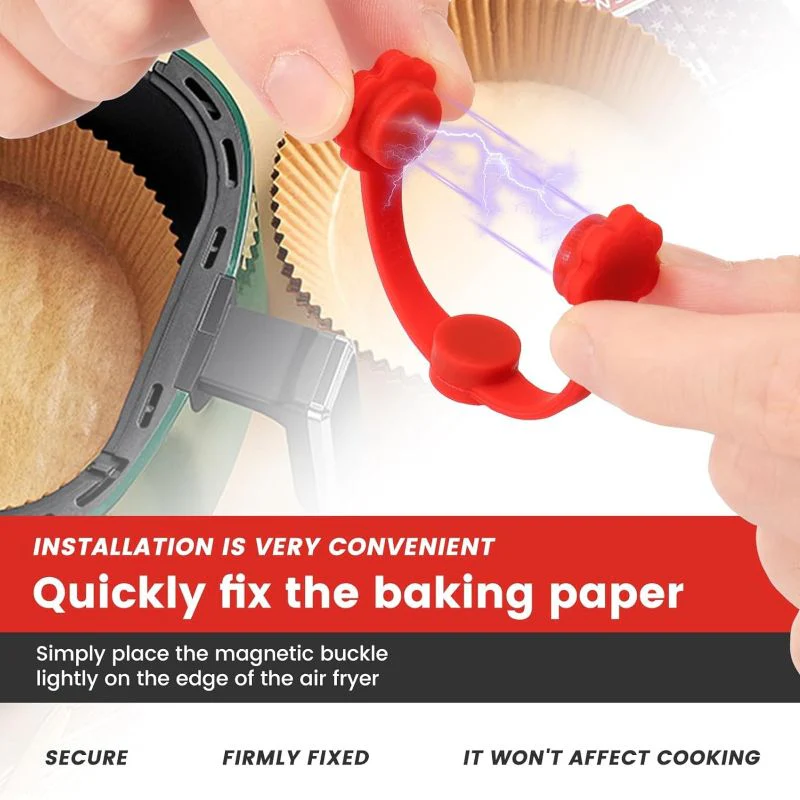 Sakerplus® Air Fryer Magnetic Silicone Buckles - Image 3