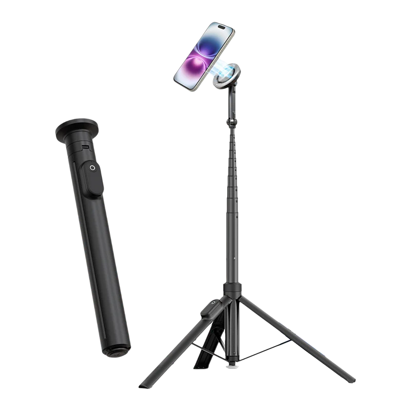 Sakerplus® Automatic Magnetic Phone Tripod Stick Stand - Image 2