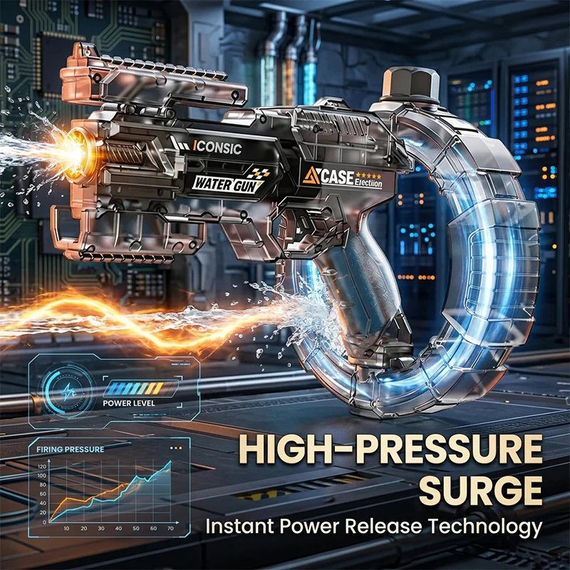 Sakerplus® Automatic Water Gun with Flame Effects - Image 9