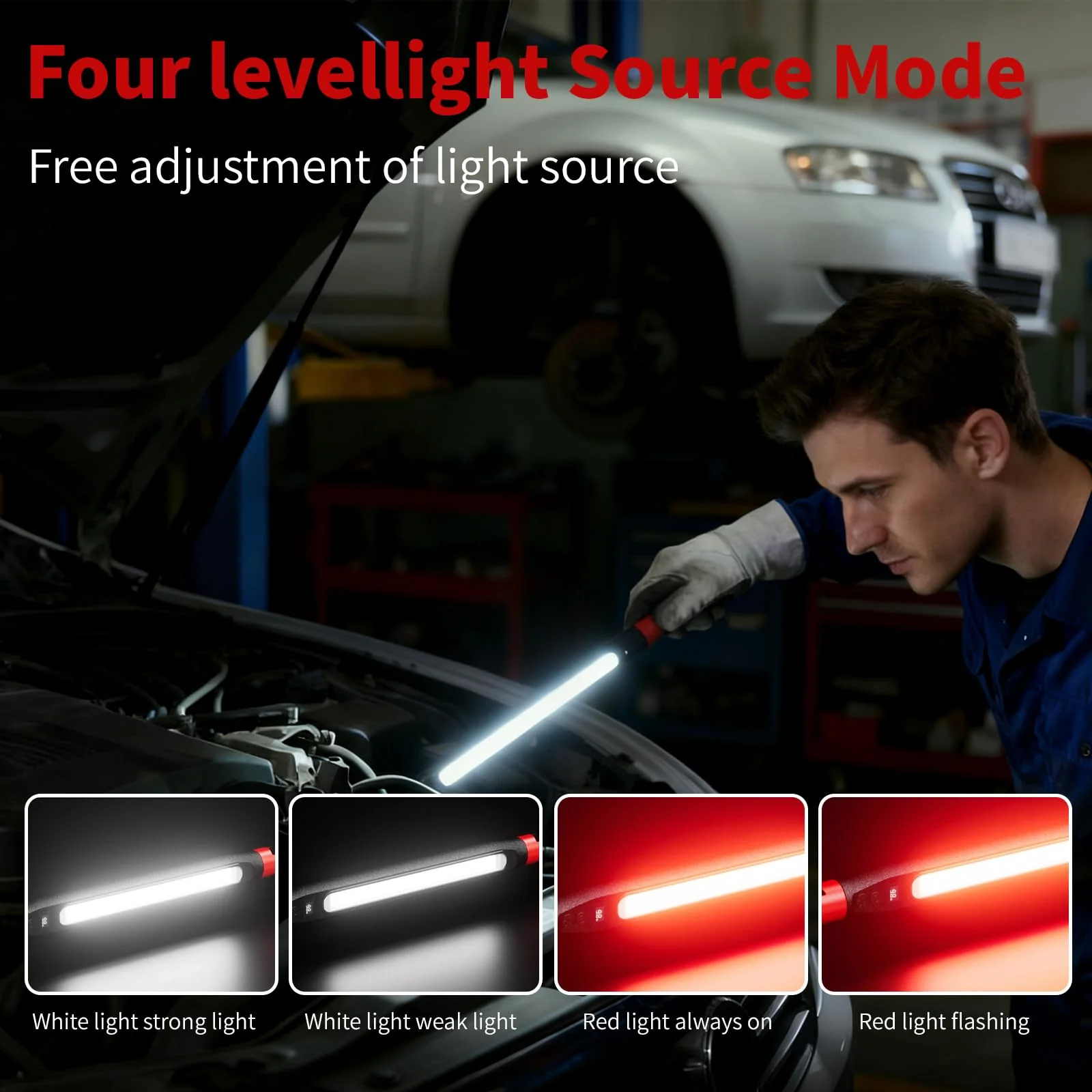Sakerplus® Automotive Rechargeable Magnetic Work Light - Image 6