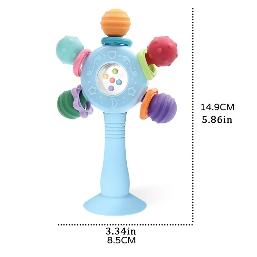 Sakerplus® Baby Grip Rattle Stick Sensory Toy - Image 6