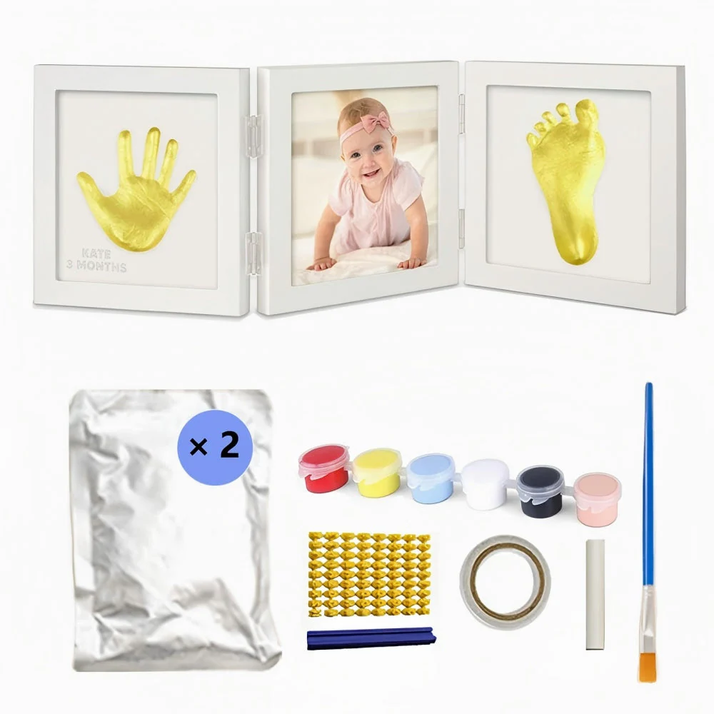 Sakerplus® Baby Handprint Footprint Frame Kit - Image 2
