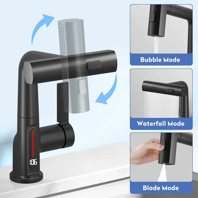 Sakerplus® Bathroom Faucet With Real-time Temperature Display - Image 5