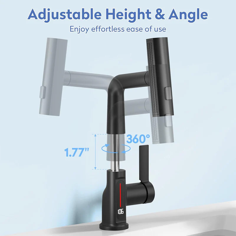 Sakerplus® Bathroom Faucet With Real-time Temperature Display - Image 7