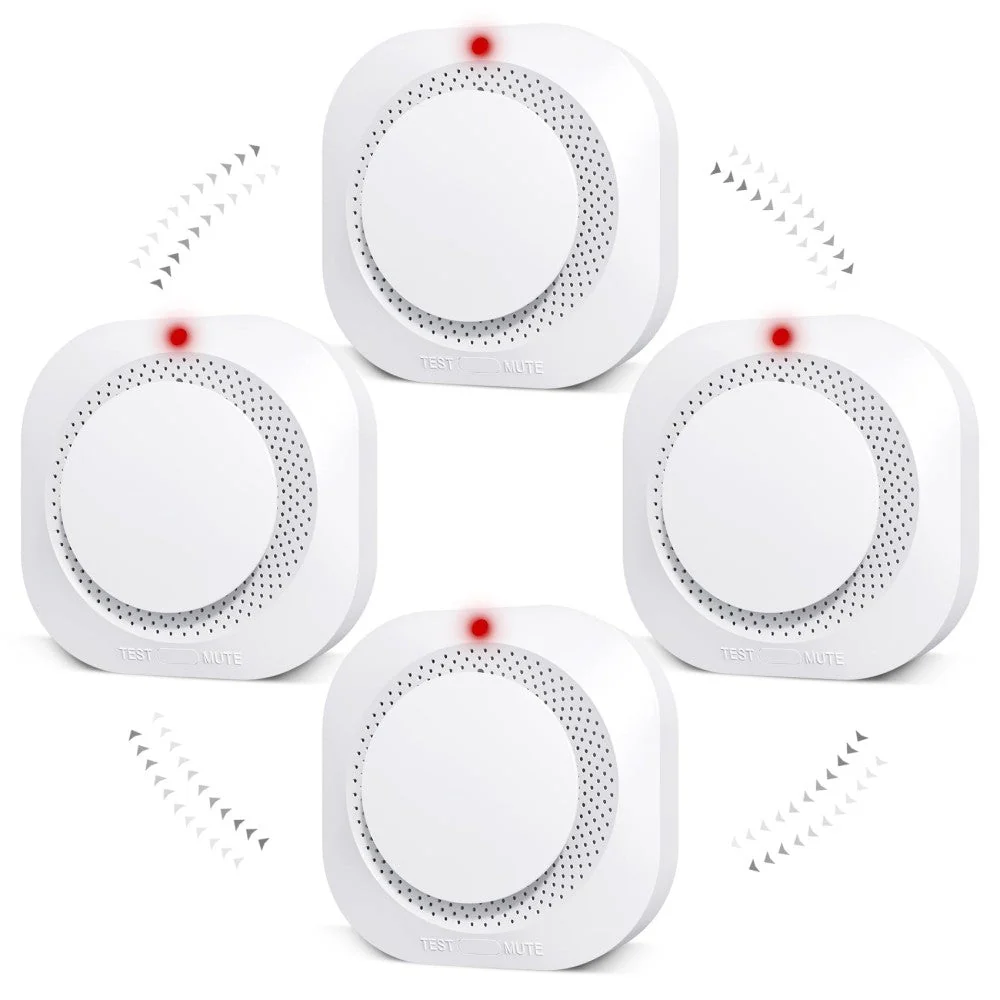 SakerplusĀ® Battery Operated Photoelectric Smoke Detector