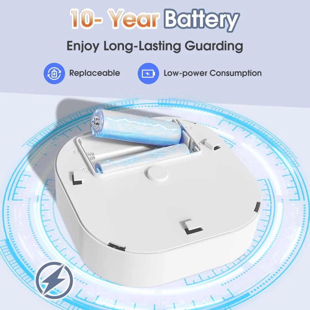 SakerplusĀ® Battery Operated Photoelectric Smoke Detector - Image 7