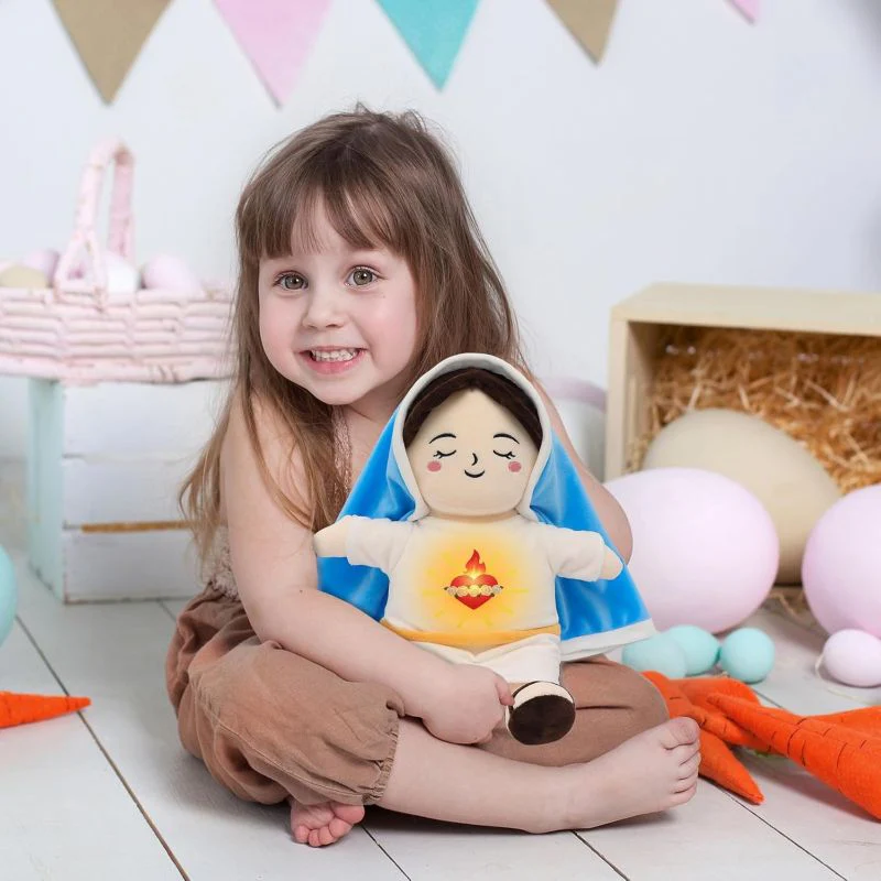 Sakerplus® Breathing Virgin Mary Plush Doll - Image 4