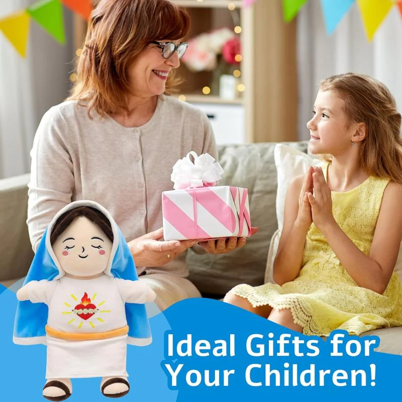 Sakerplus® Breathing Virgin Mary Plush Doll - Image 7