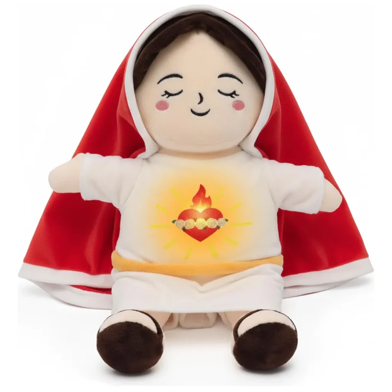 Sakerplus® Breathing Virgin Mary Plush Doll - Image 8
