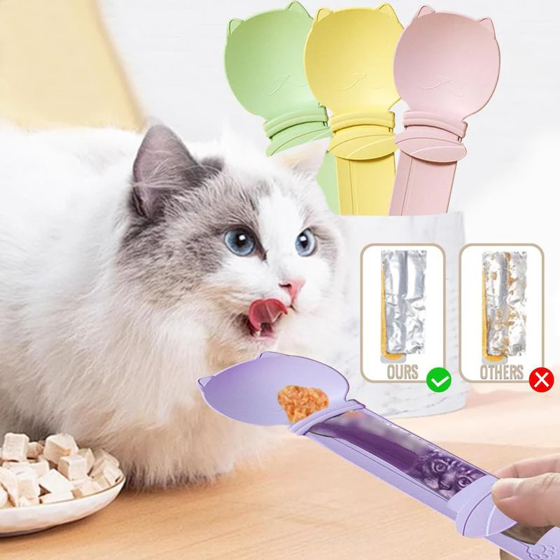 Sakerplus® Cat Treat Squeeze Feeding Spoon - Image 4