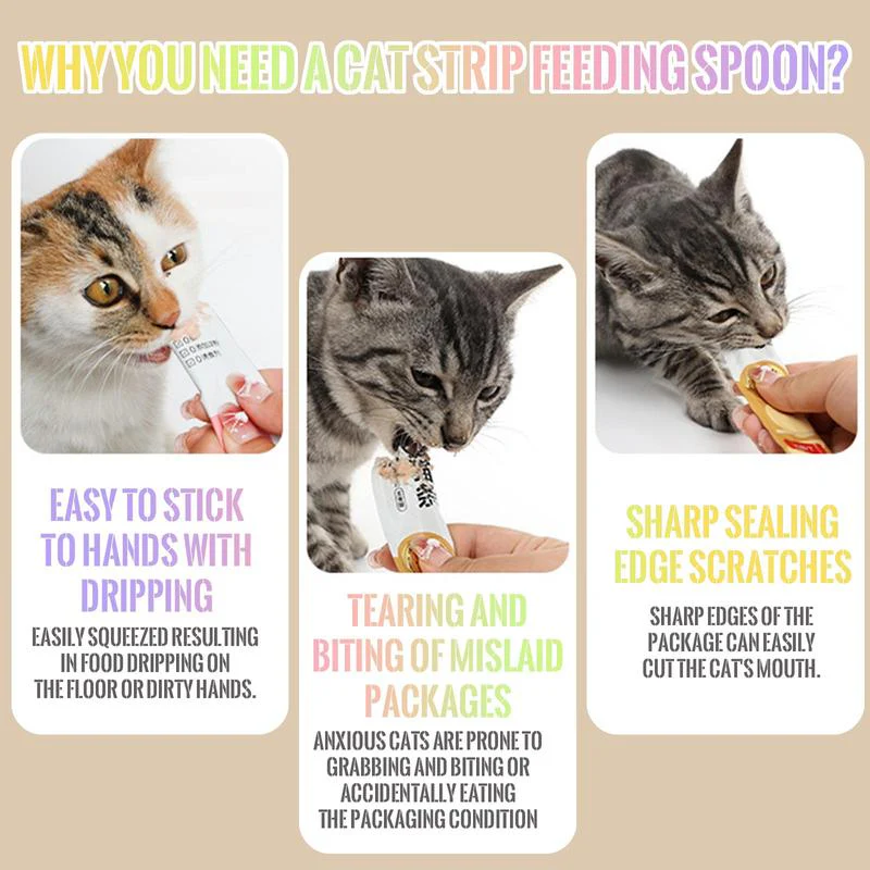 Sakerplus® Cat Treat Squeeze Feeding Spoon - Image 6