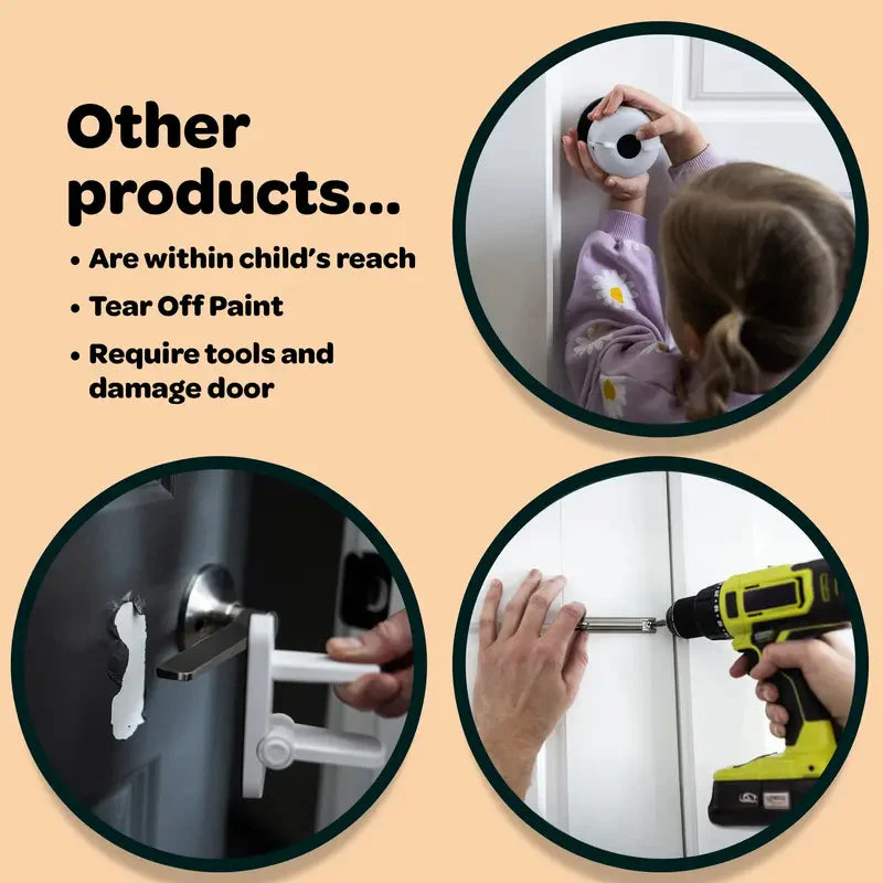 SakerplusĀ® Childproof Easy Install Door Lock - Image 3
