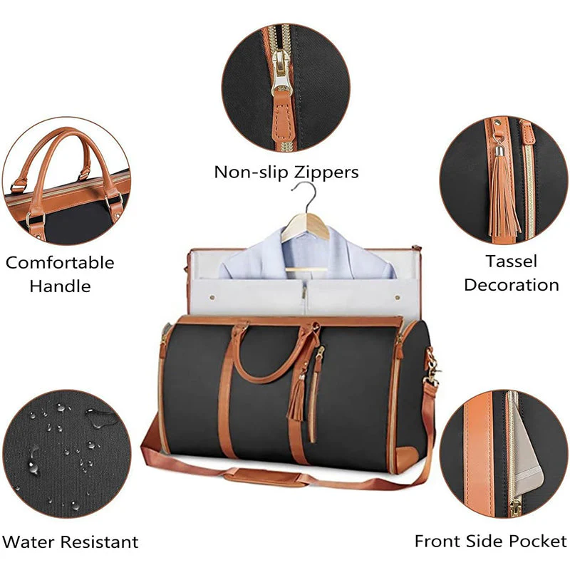 Sakerplus® Convertible Garment Duffel Travel Suit Bag - Image 4