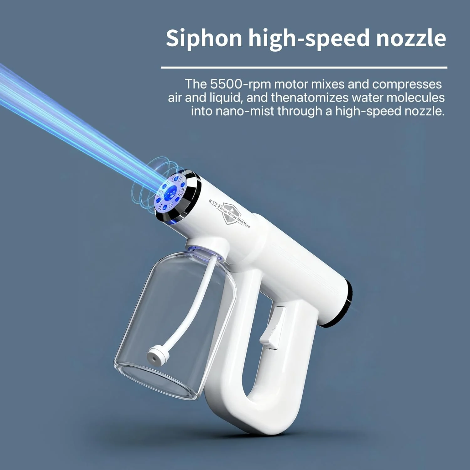 Sakerplus® Cordless Electric Nano Disinfectant Fogger - Image 5