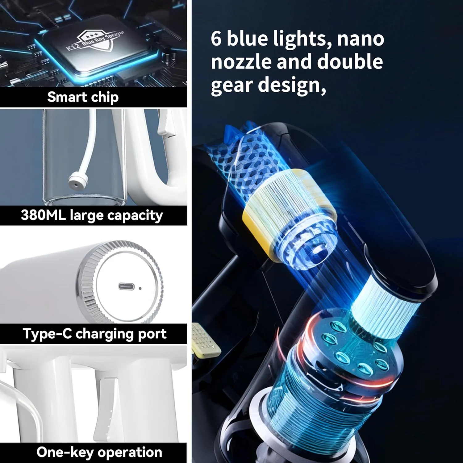 Sakerplus® Cordless Electric Nano Disinfectant Fogger - Image 7