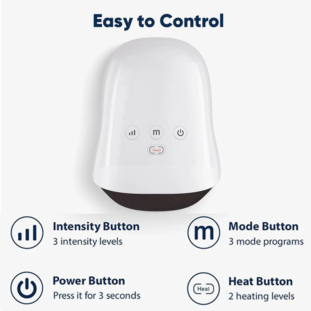 Sakerplus® Cordless Hand Massager With Heat - Image 3