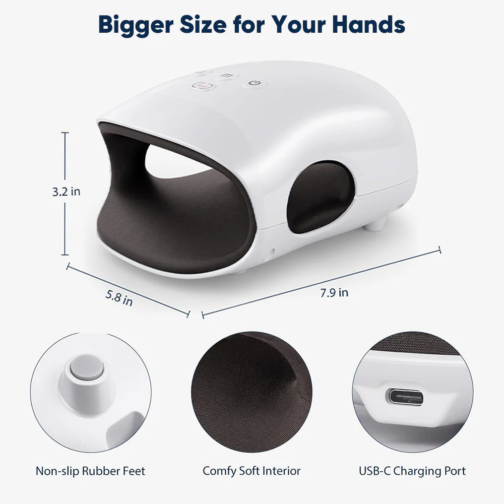 Sakerplus® Cordless Hand Massager With Heat - Image 5