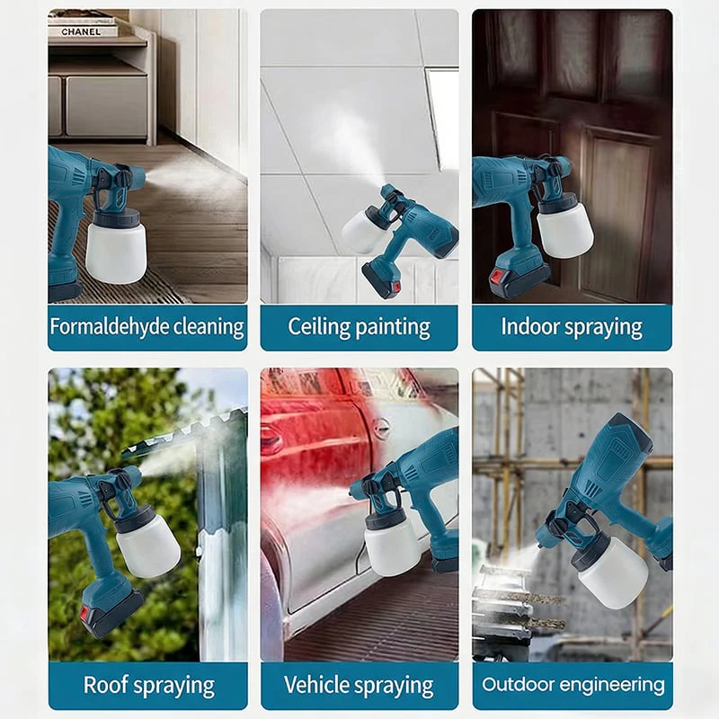 Sakerplus® Cordless HVLP Paint Sprayer For Home - Image 10