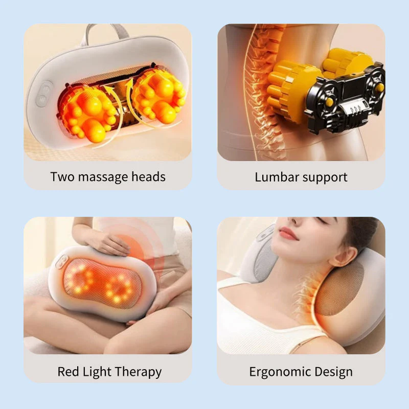 Sakerplus® Cordless Shiatsu Back And Neck Massager - Image 7