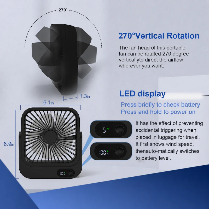 Sakerplus® Cruise Approved Magnetic Travel Fan - Image 14