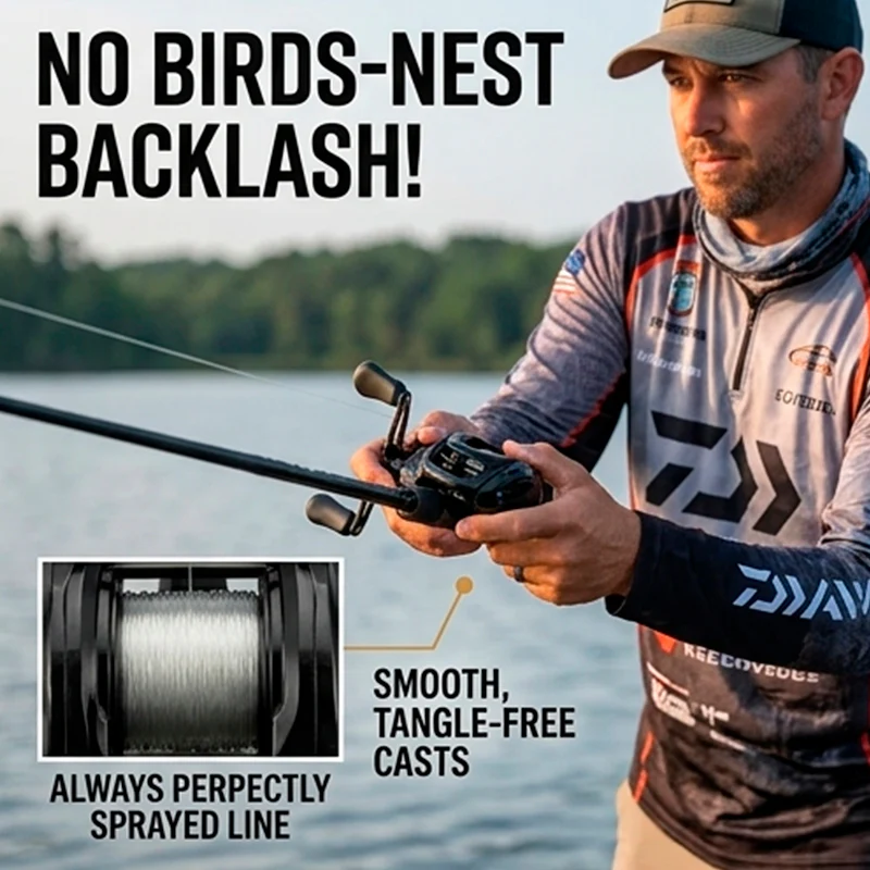 Sakerplus® Digital Braking High Speed Fishing Reel - Image 3