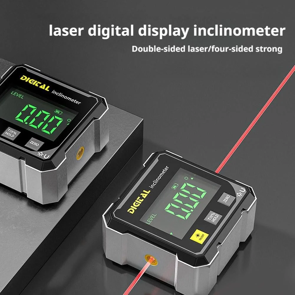 Sakerplus® Digital Laser Angle Finder Protractor Tool - Image 6