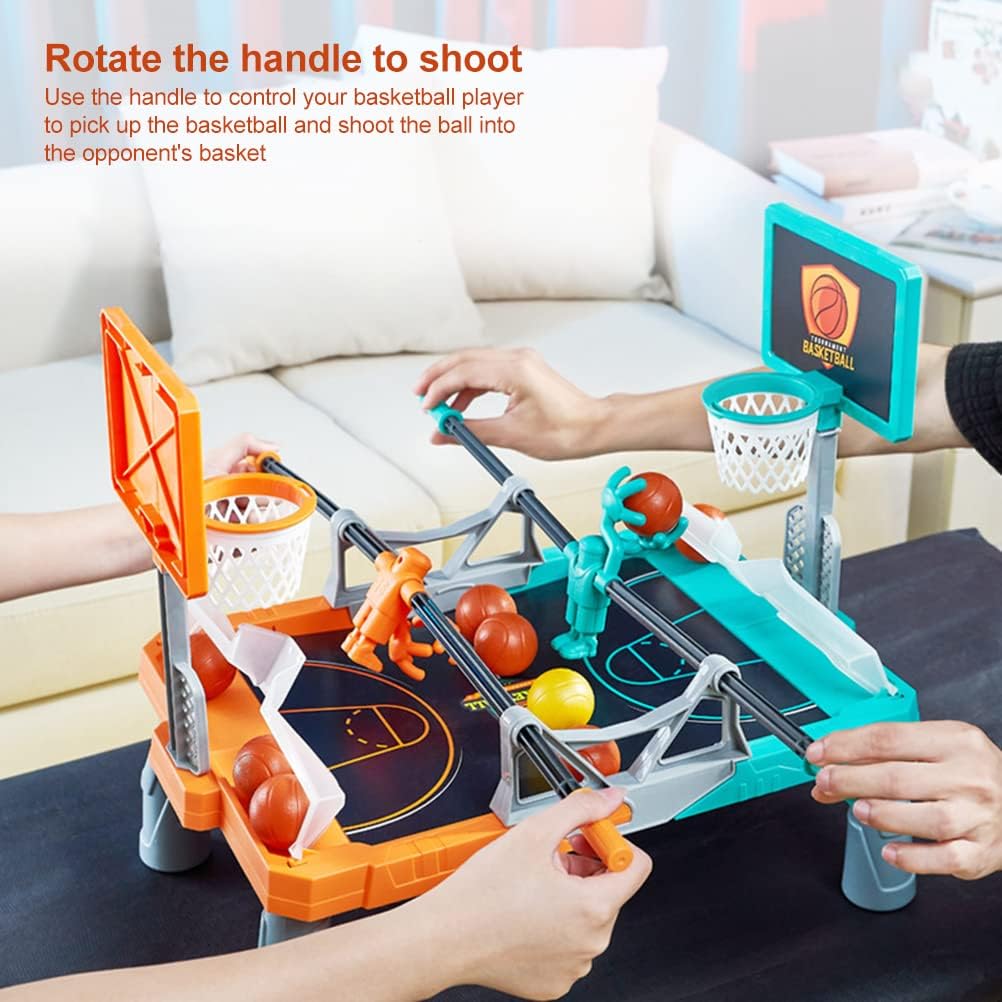 SakerplusĀ® Double Player Tabletop Basketball Game - Image 2