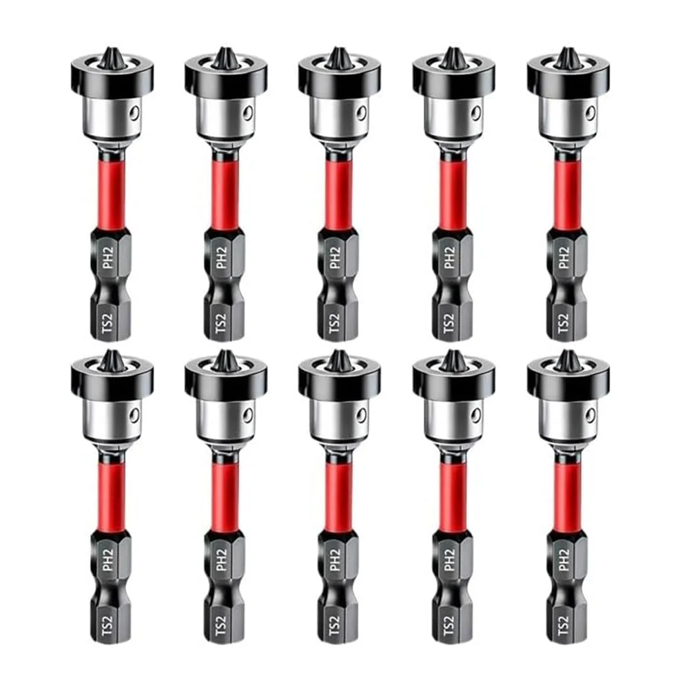 Sakerplus® Drywall Screw Setter Magnetic PH2 Bits - Image 2