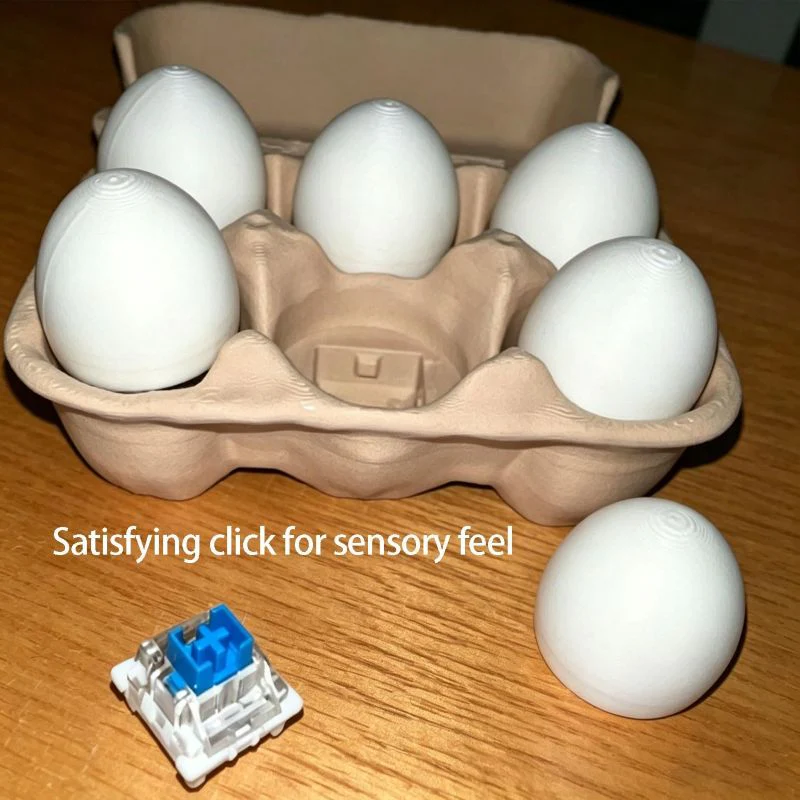 Sakerplus® Egg Carton Keyboard Clicker Fidget Toy - Image 3