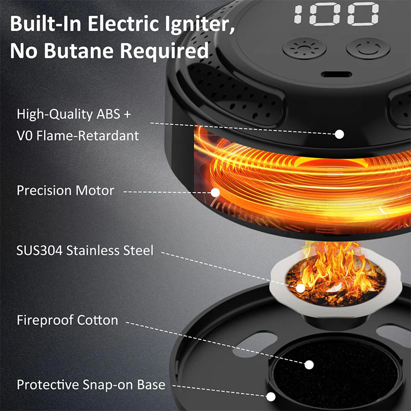 Sakerplus® Electric Cocktail Whiskey Smoker Kit - Image 3