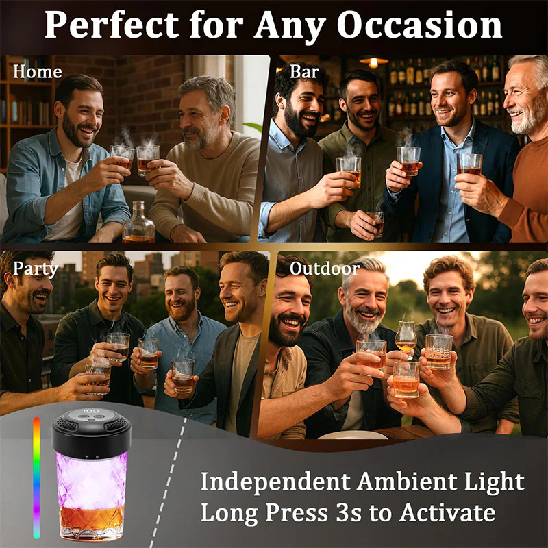 Sakerplus® Electric Cocktail Whiskey Smoker Kit - Image 6
