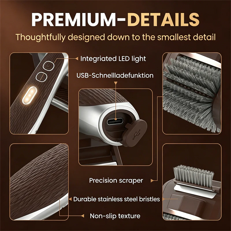 Sakerplus® Electric Cordless Grill Cleaning Brush - Image 9