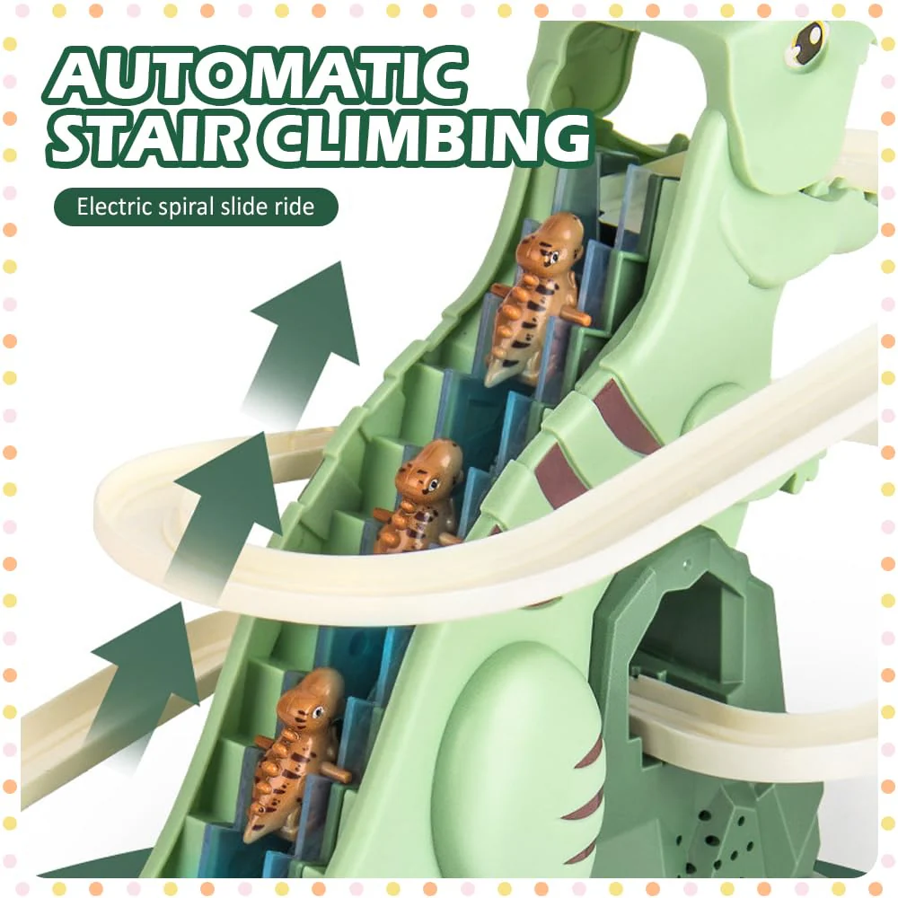 SakerplusĀ® Electric Dinosaur Climbing Slide Toy - Image 4